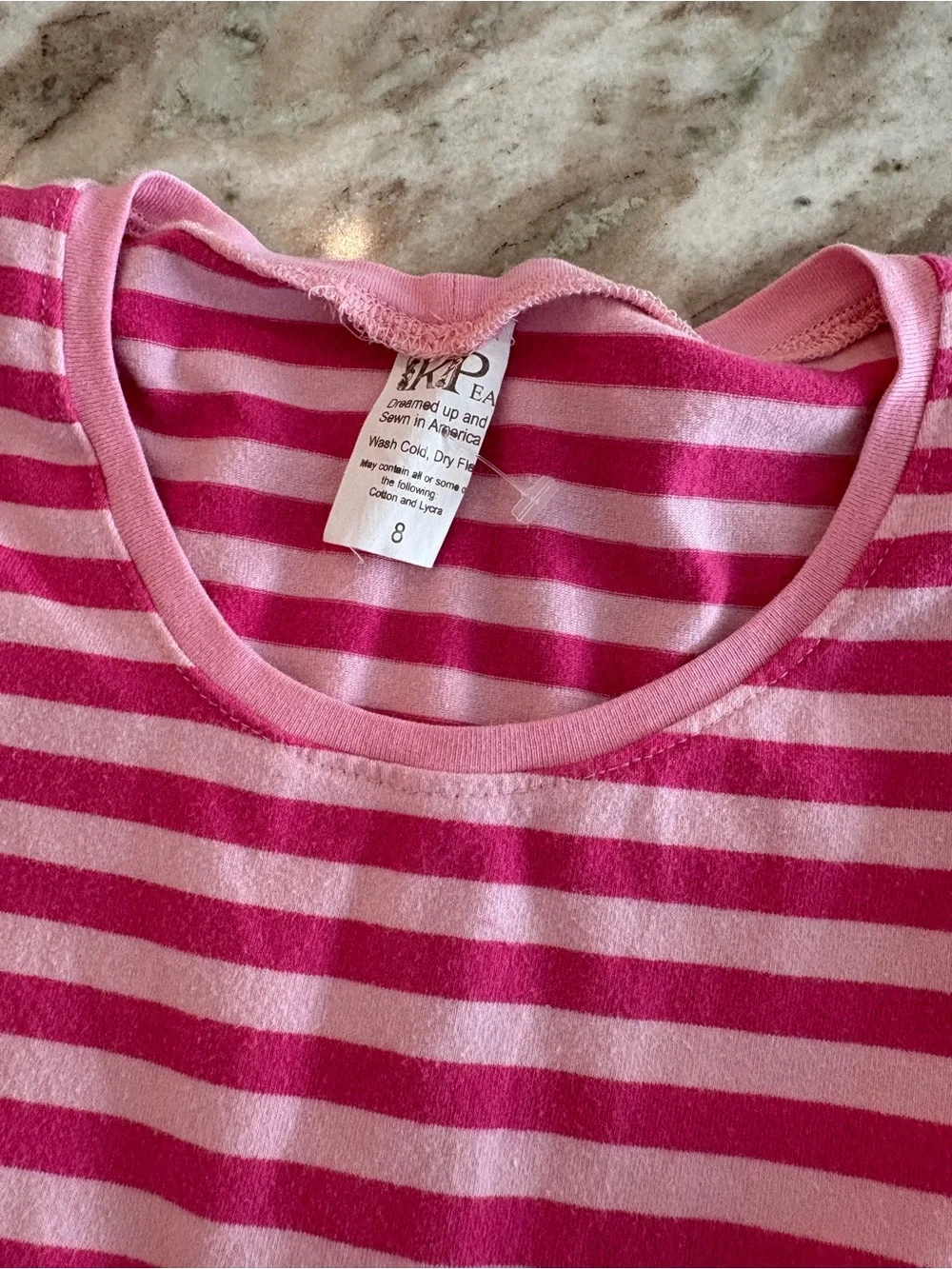 K Pea Original Dress Girls Handmade Pink Purple Summer Dress Clouds Short Sleeve